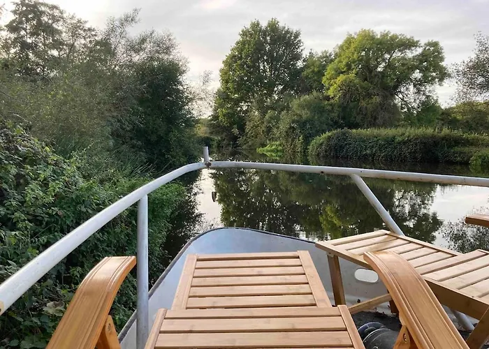 Dutch Cruiser Ship On A Tranquil Secluded River