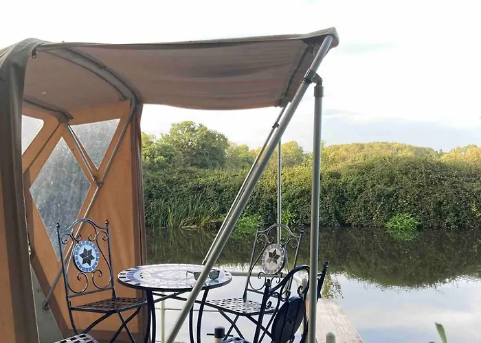 Dutch Cruiser Ship On A Tranquil Secluded River