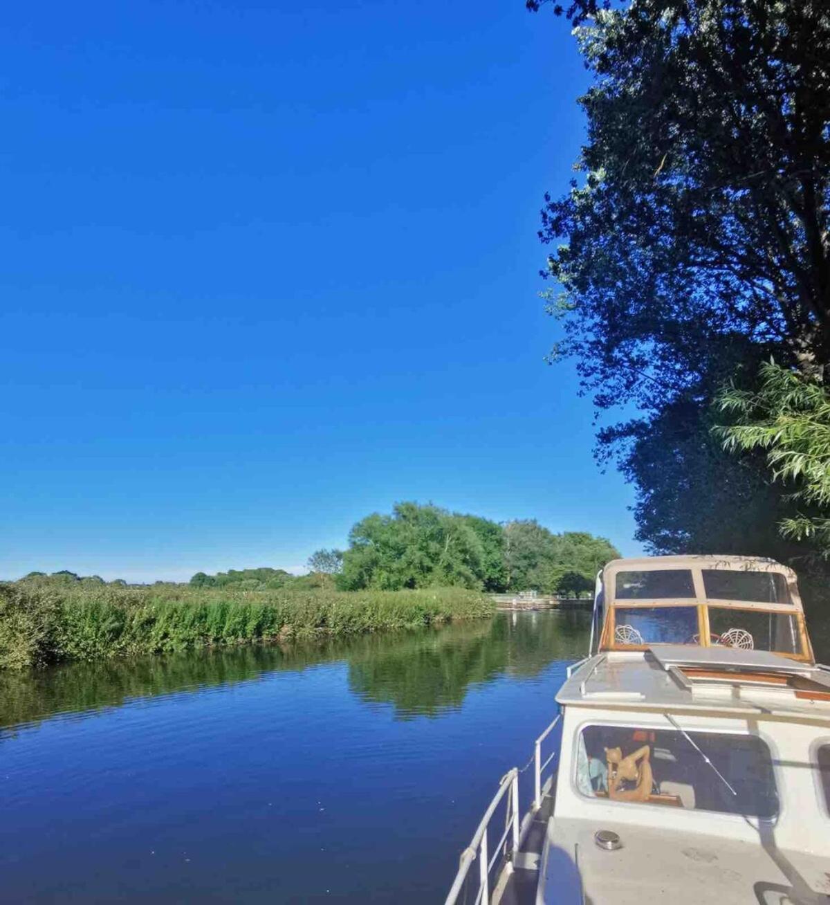 Dutch Cruiser Ship On A Tranquil Secluded River Tonbridge